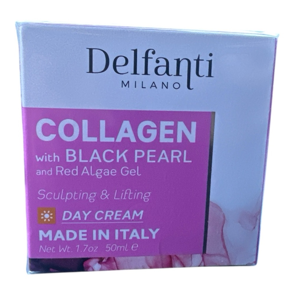 Delfanti Milano Collagen Black Pearl & Red Algae Day Cream 1.7oz